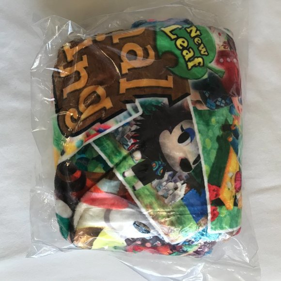 Animal Crossing New Leaf Game Throw Blanket - Picture 1 of 6